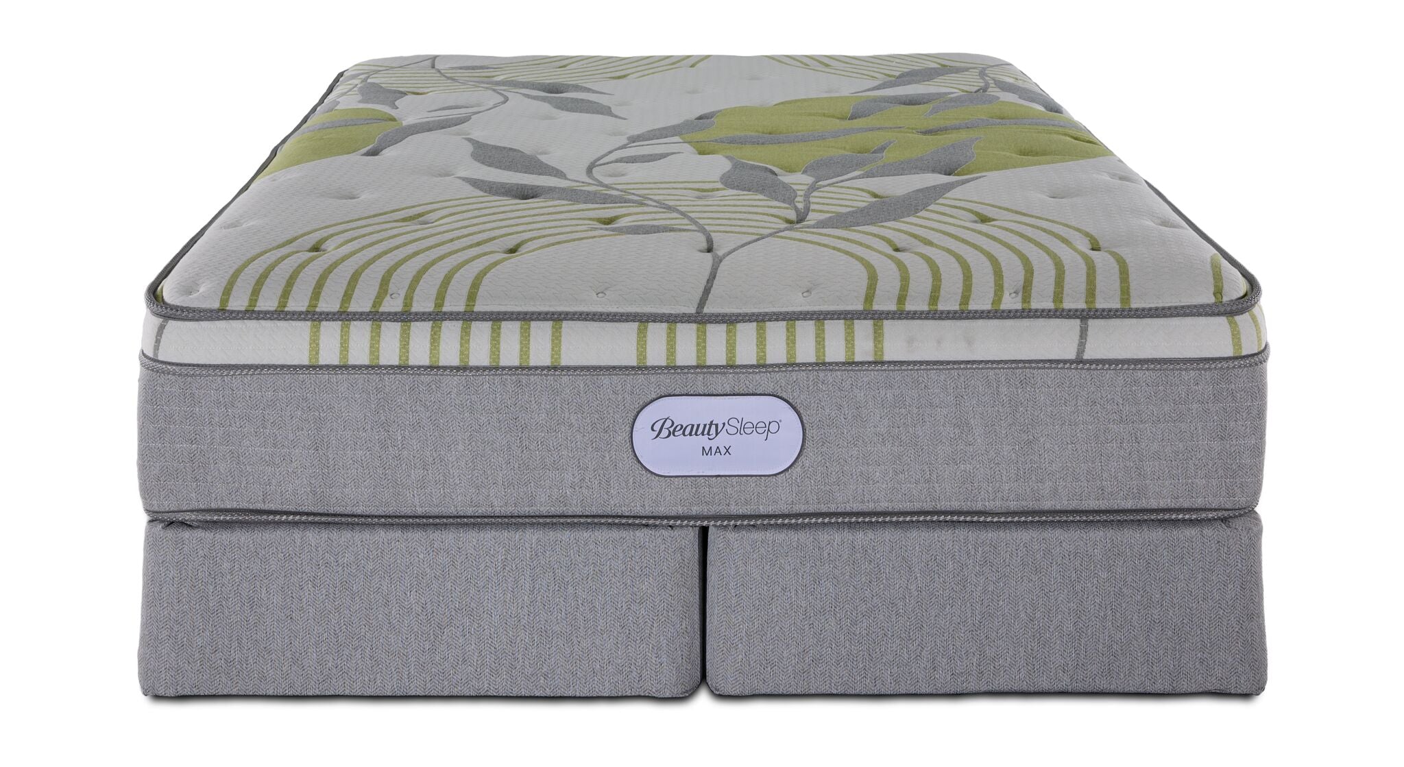 In Full Bloom - BeautySleep Max Drift Euro Top Medium King Mattress and Split Boxspring Set
