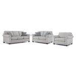 Duffield Sofa, Loveseat and Chair and a Half Set - Sutton Light Beige