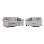 Duffield Sofa and Loveseat Set - Sutton Light Beige