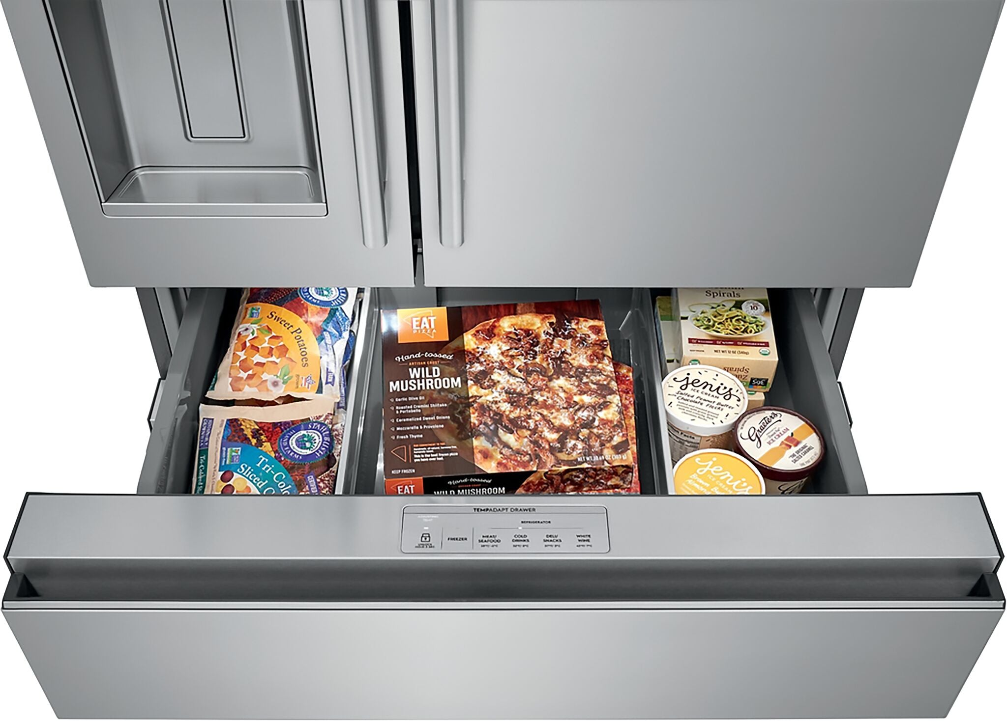 Electrolux 36" 21.4 Cu. Ft. Stainless Steel 4-Door French Door Refrigerator - ERMC2295AS