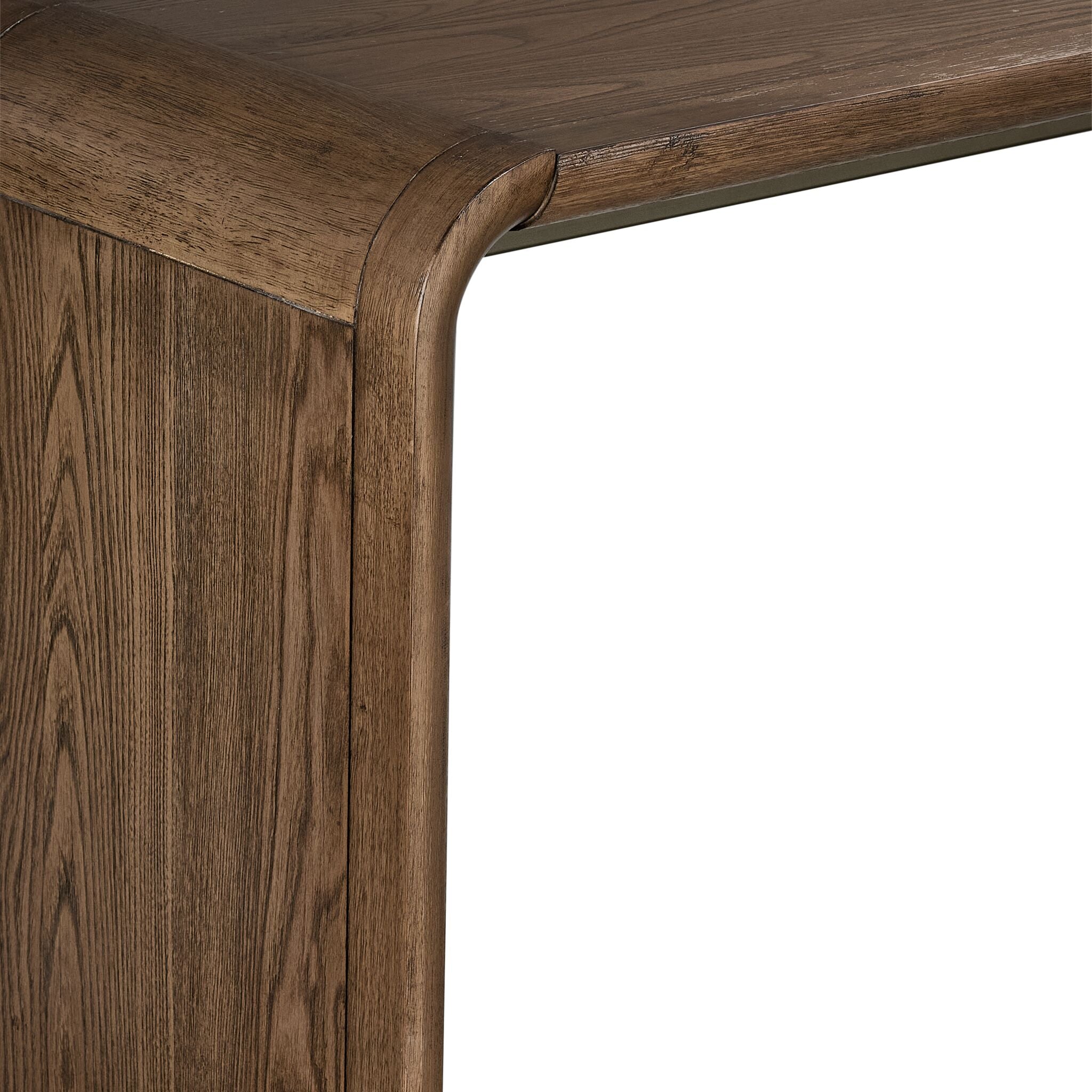 In Harmony - Elure 72" Waterfall Console Table - Latte