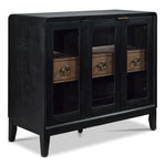 In Harmony - Elure Glass Door Server - Peppercorn