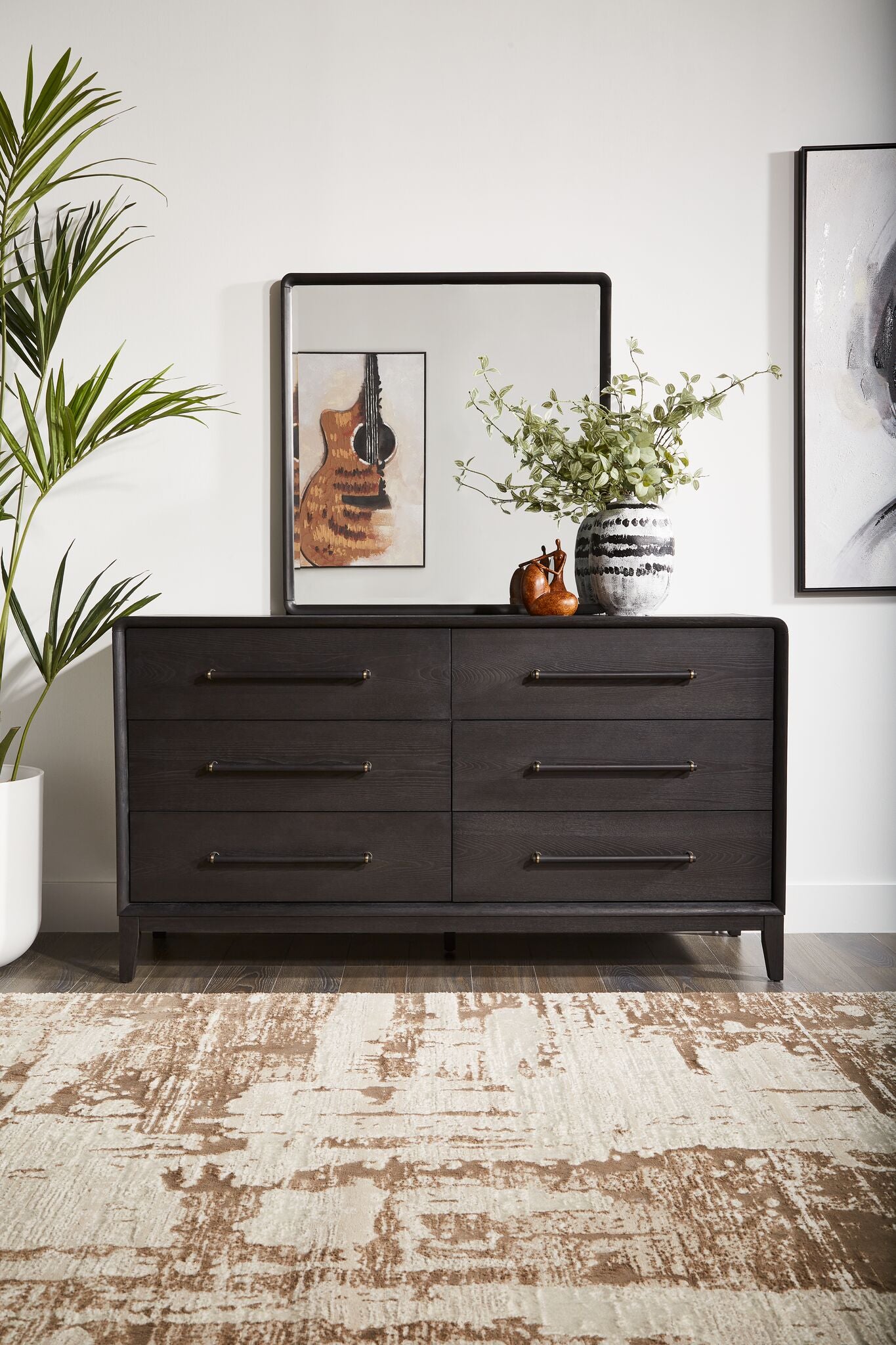 In Harmony - Elure 6-Drawer Dresser - Peppercorn