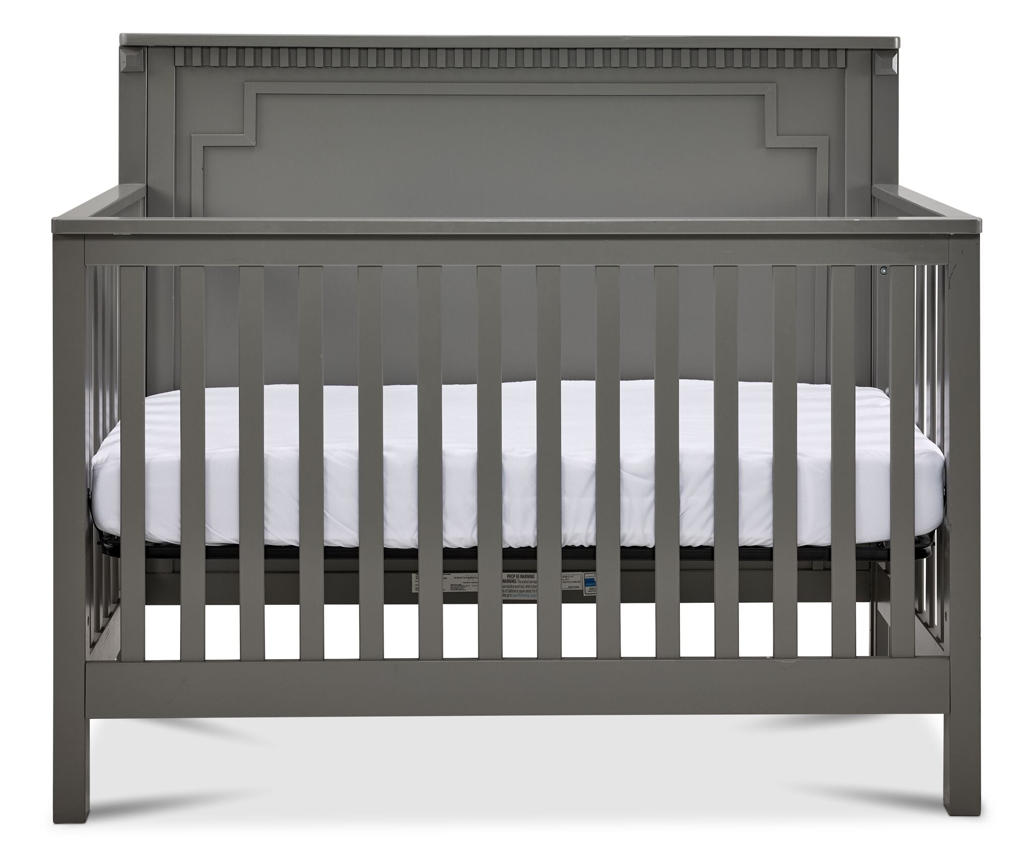 Emery Convertible Panel Crib - Grey