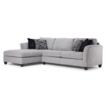 Everett 2-Piece Sectional with Left-Facing Chaise - Grey