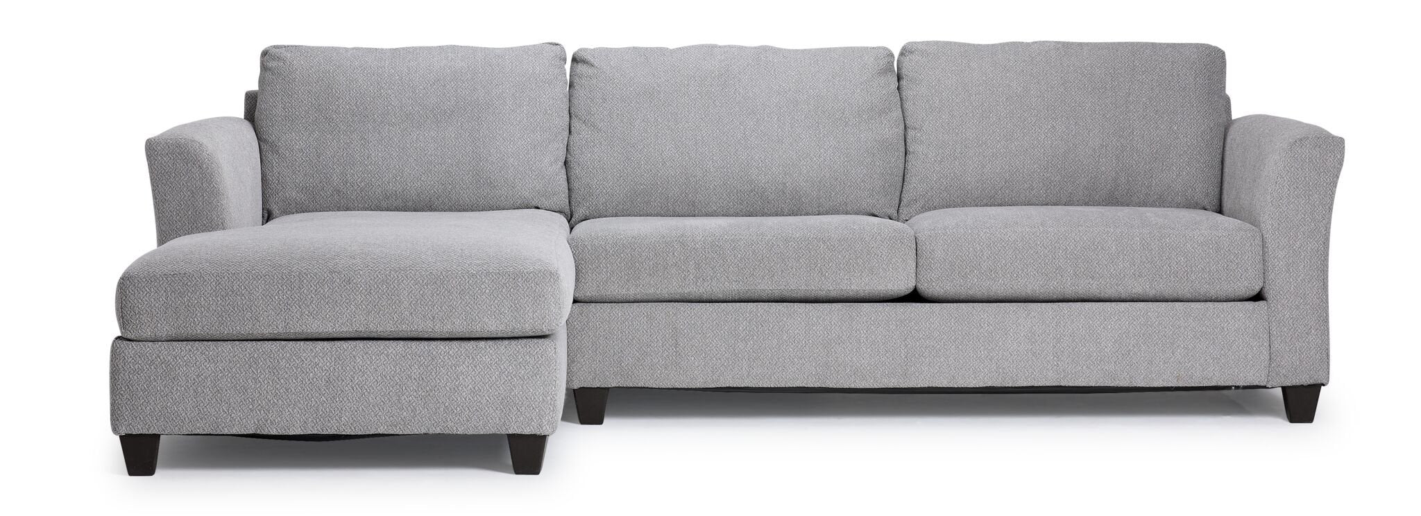 Everett 2-Piece Sectional with Left-Facing Chaise - Grey