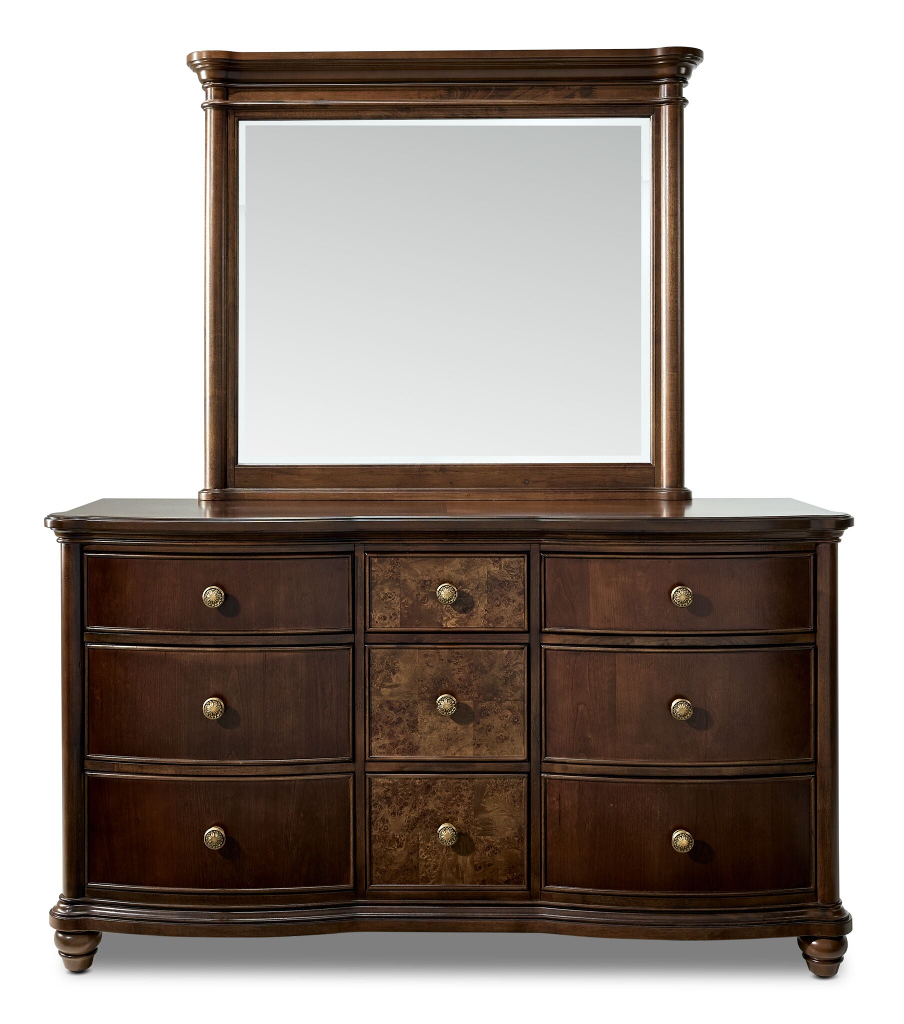 Florence 6-Drawer Dresser - Brown