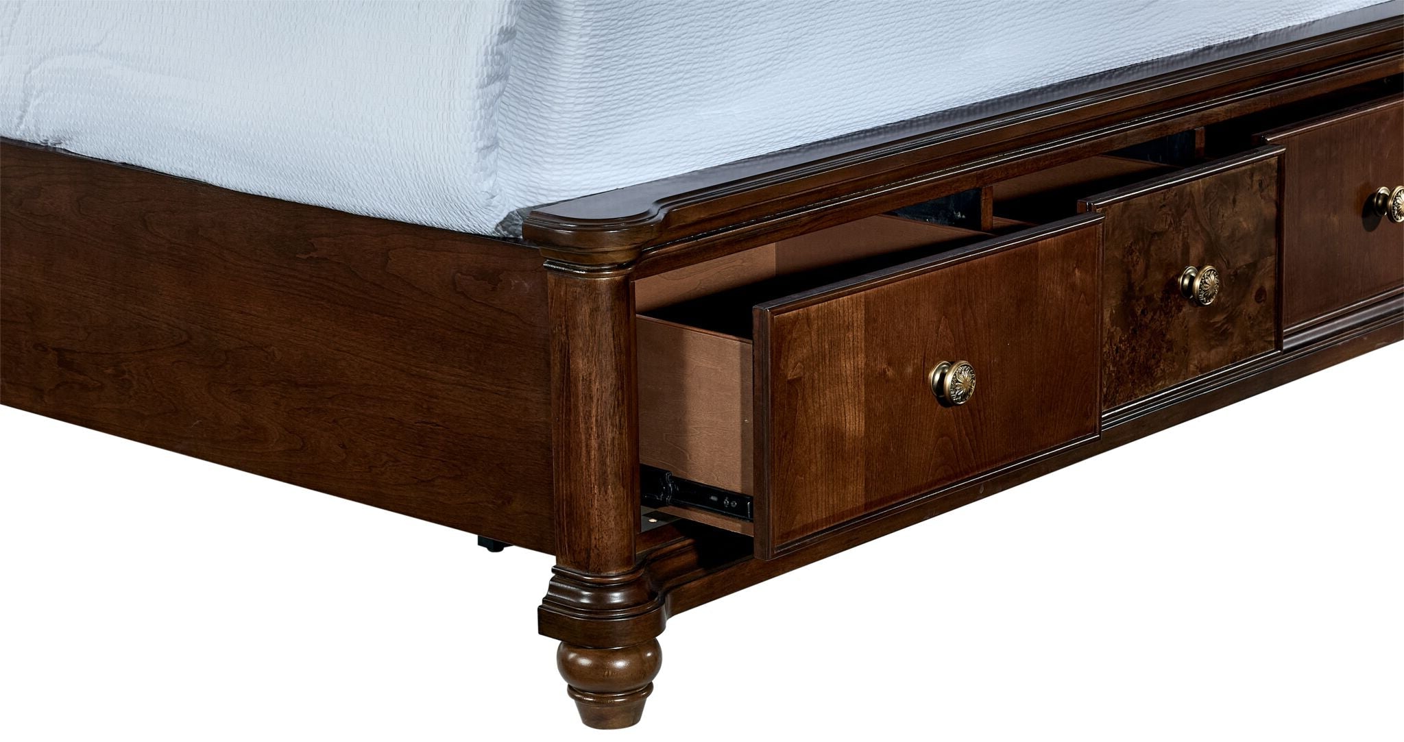 Florence 3 - Piece Queen Storage Bed - Brown