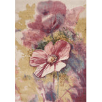 Petal Dreams 7'10" x 10'6" Poppy Design Area Rug - Pink, Blue, White