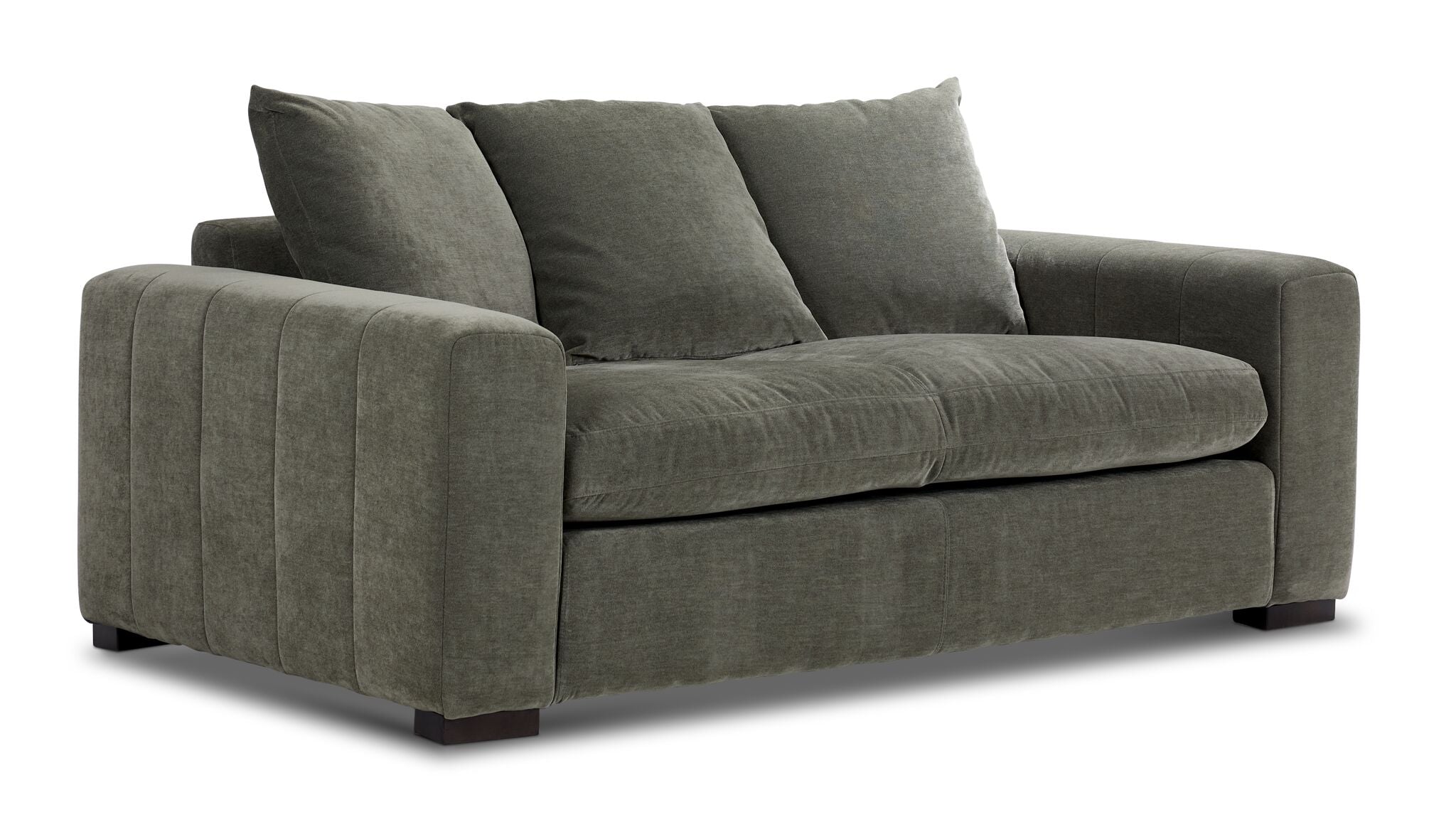 Frazer Sofa and Loveseat Set - Forest Green