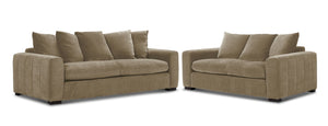 Frazer Ens. Sofa et causeuse - champignon