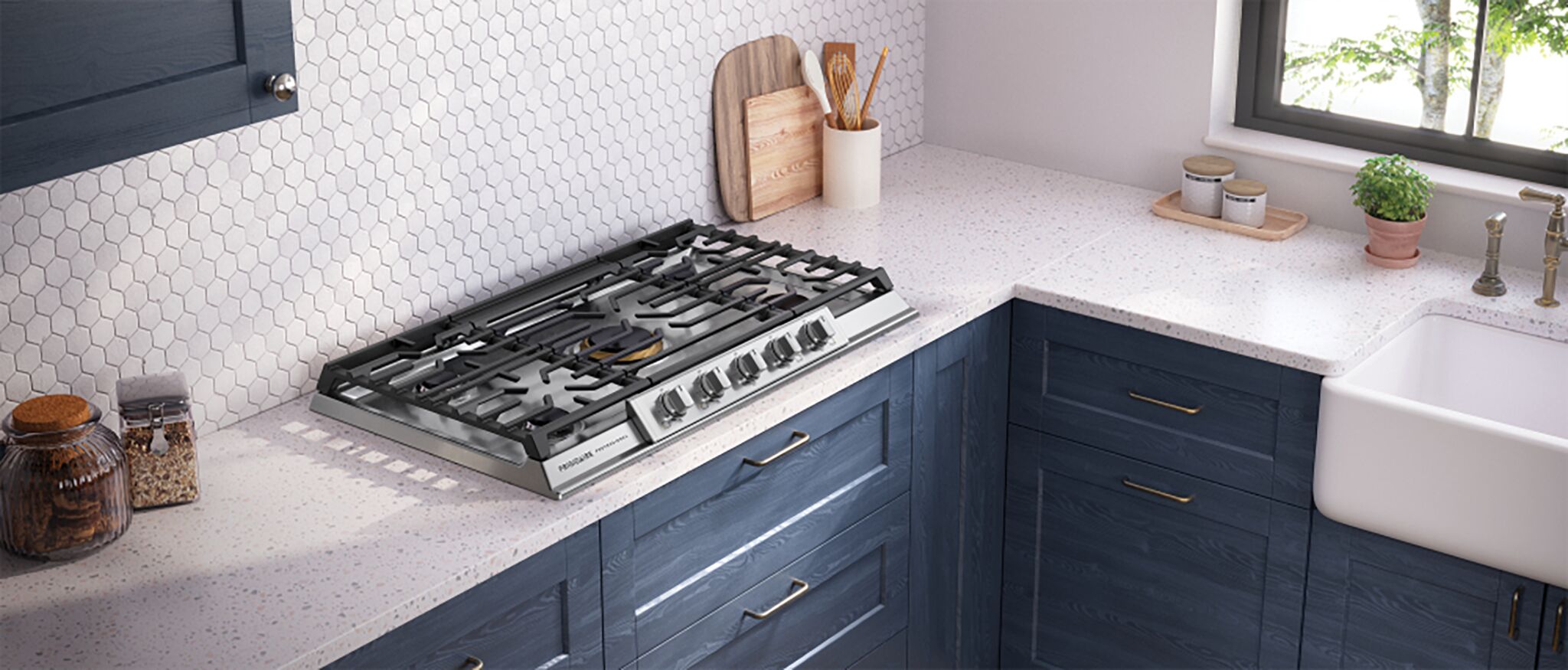 Frigidaire Professional Stainless Steel 36" Gas Cooktop - PCCG3680AS