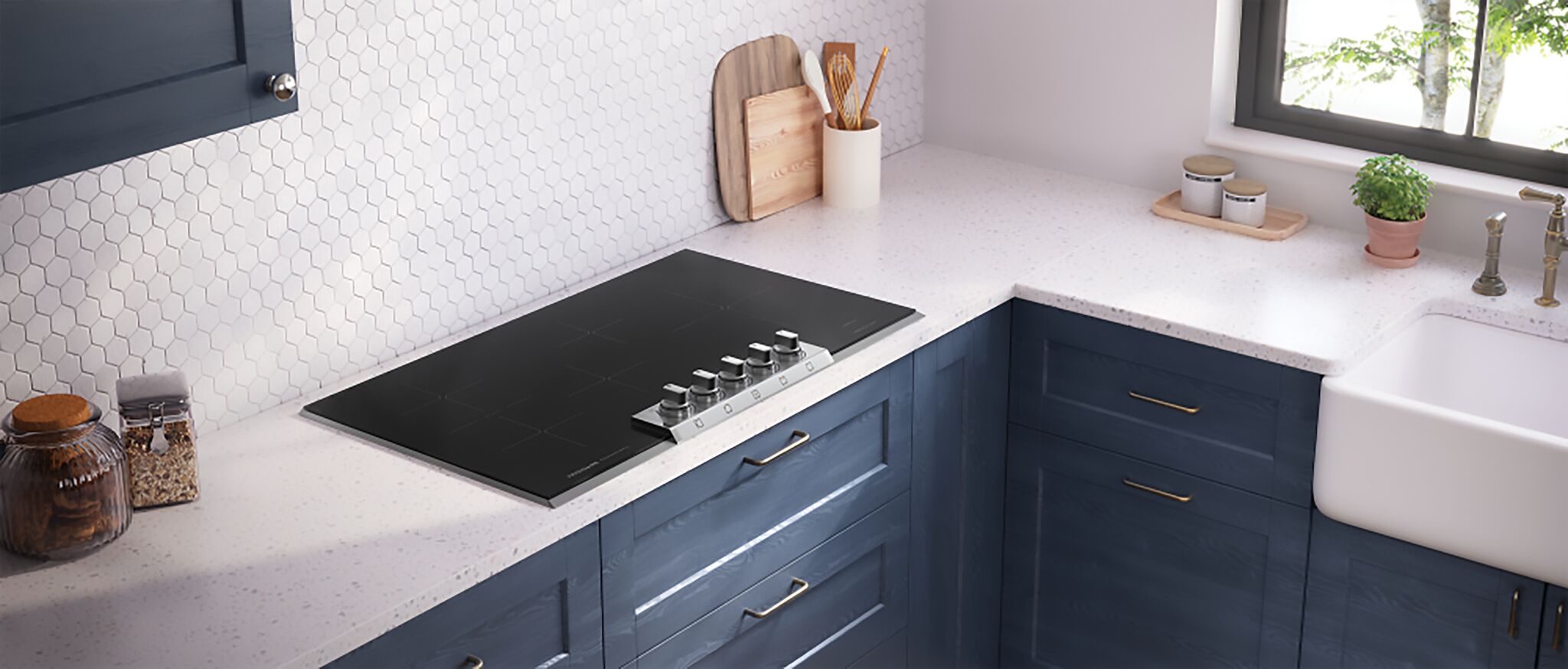 Frigidaire Professional Smudge Proof Stainless Steel 36" Induction Cooktop - PCCI3680AF