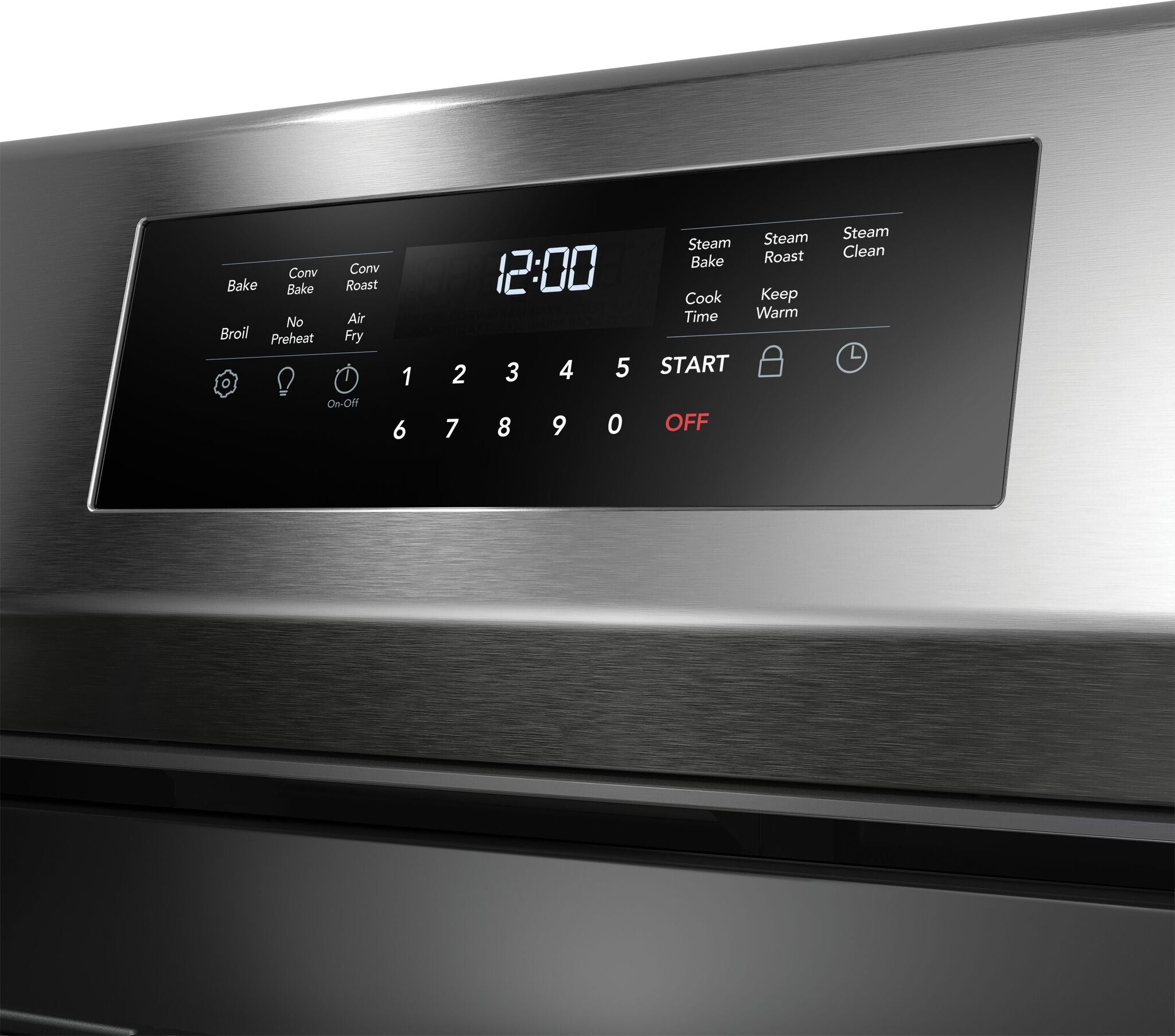 Frigidaire Gallery Smudge-Proof™ Stainless Steel 30" Rear Control Gas Range with Air Fry (5.1 Cu. Ft.) - GCRG3059BF