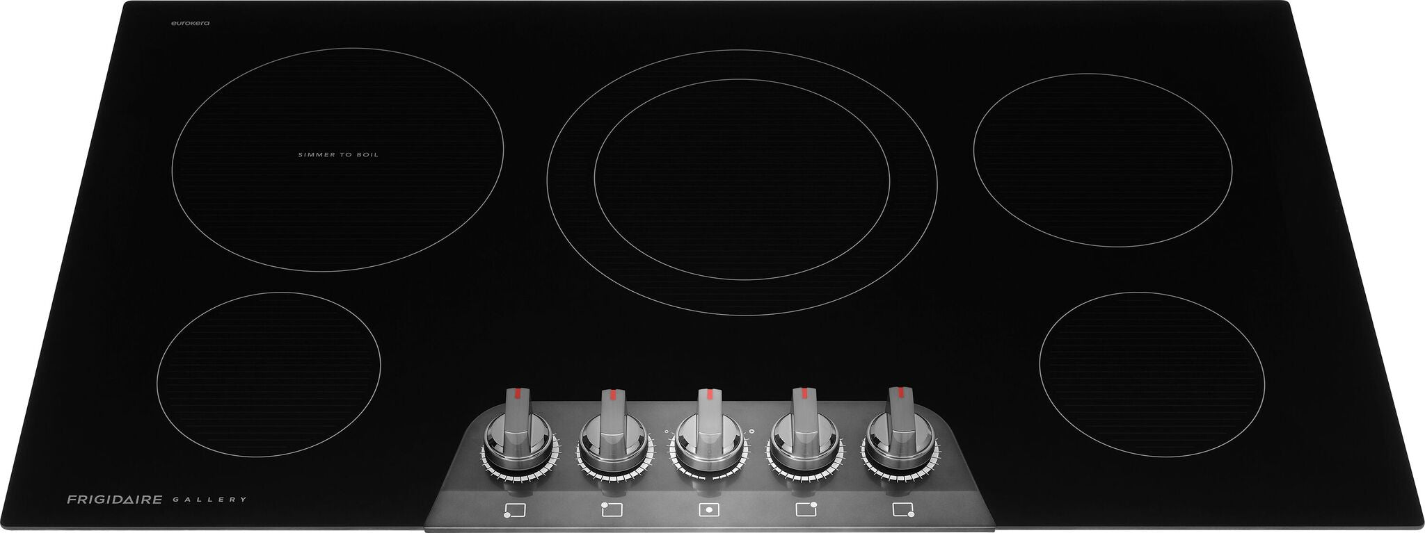 Frigidaire Gallery Black Stainless Steel 36" Electric Cooktop - GCCE3670BD