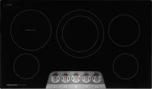 Frigidaire Gallery Surface de cuisson électrique 36po acier inoxydable noir – GCCE3670BD
