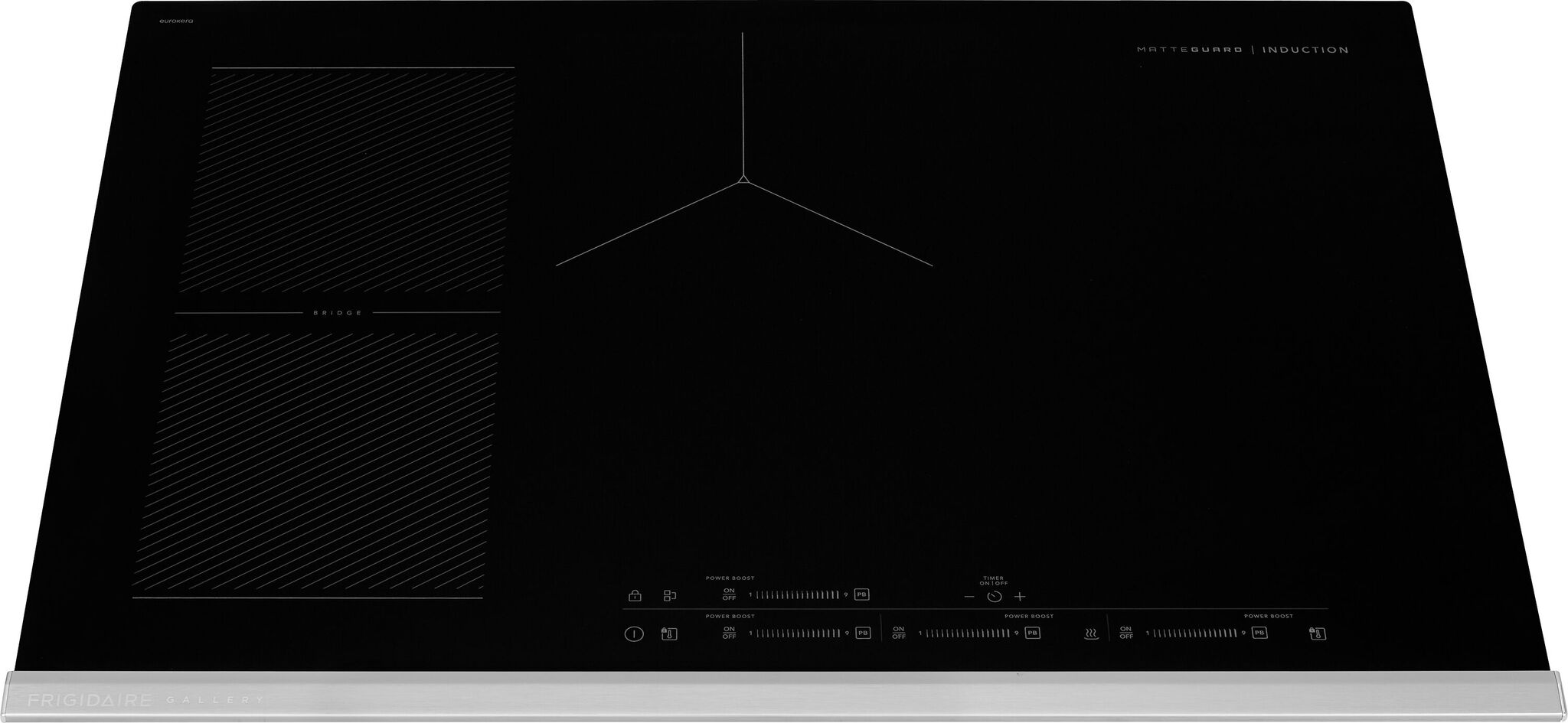 Frigidaire Gallery Stainless Steel 30" Induction Cooktop - GCCI3070BM