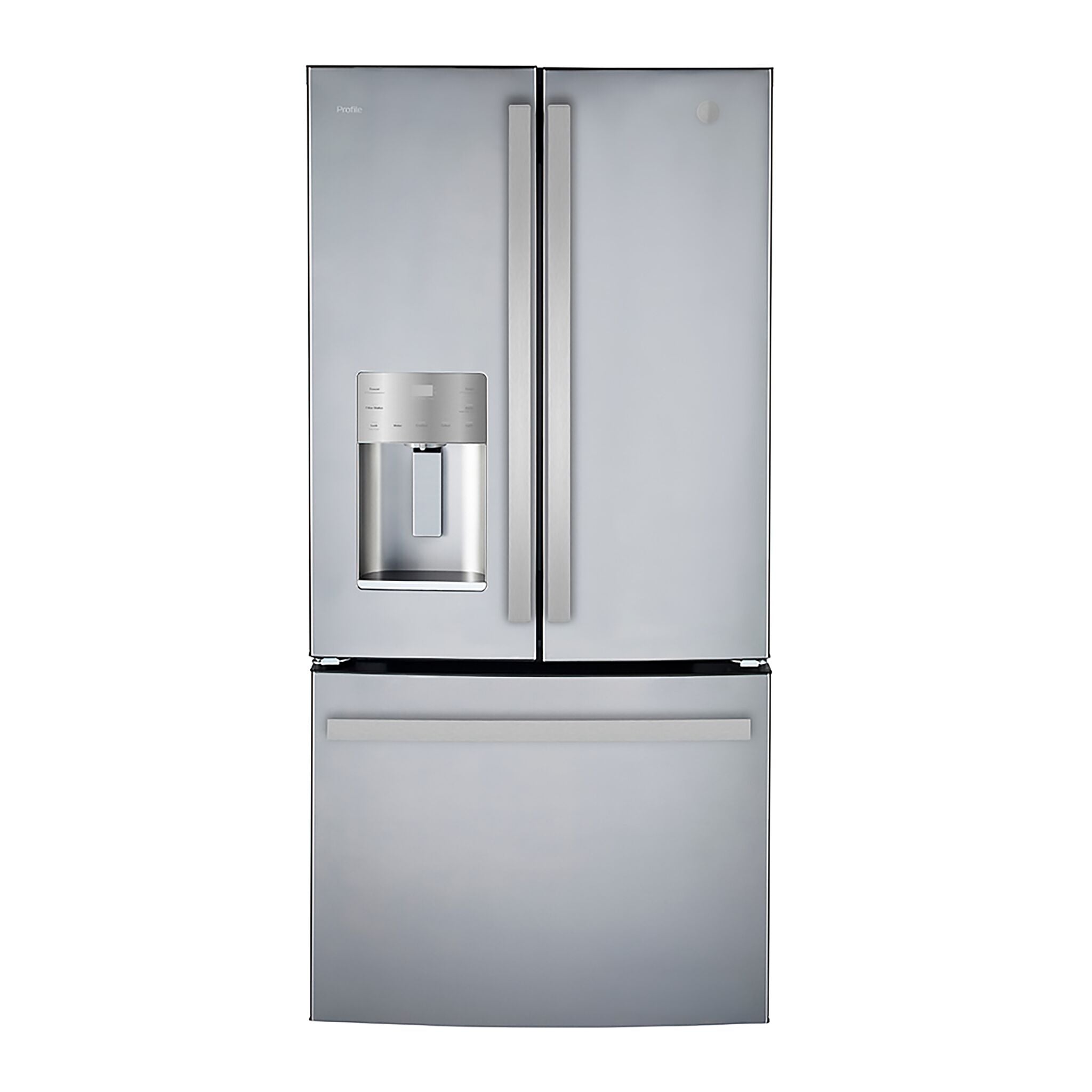 GE Profile Fingerprint Resistant Stainless Kitchen Package with French Door Refrigerator, Double Oven Range & Smart Dishwasher