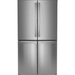 GE Profile 35.75" 28.4 Cu. Ft. Stainless Steel 4-Door French Door Refrigerator - PAD28BYTFS