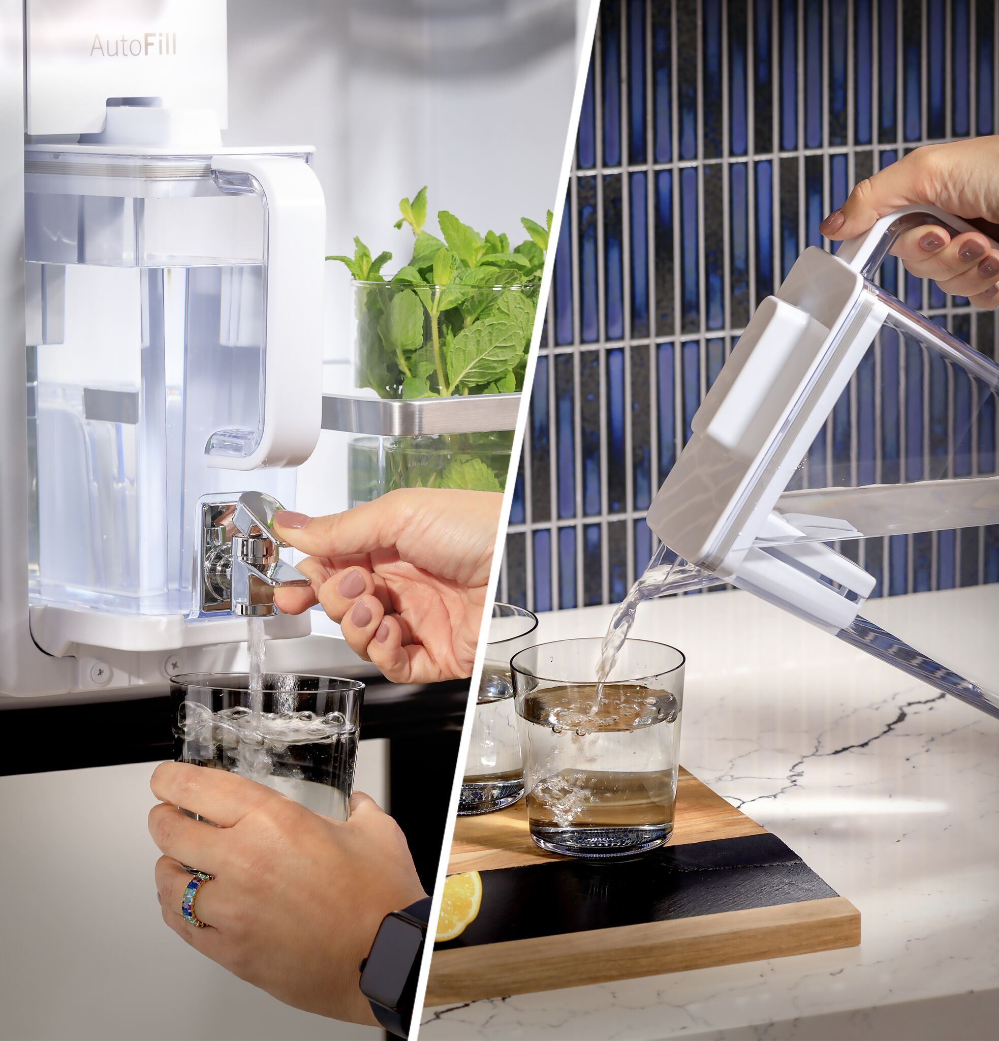 GE Profile 35.75" 28.7 Cu. Ft. Fingerprint Resistant Stainless Steel 4-door French Door Refrigerator - PGE29BYTFS