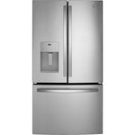 GE 35.75" 20.6 Cu. Ft. Fingerprint Resistant Stainless Steel Counter-Depth French Door Refrigerator with Energy Star - GYE21JYMFS