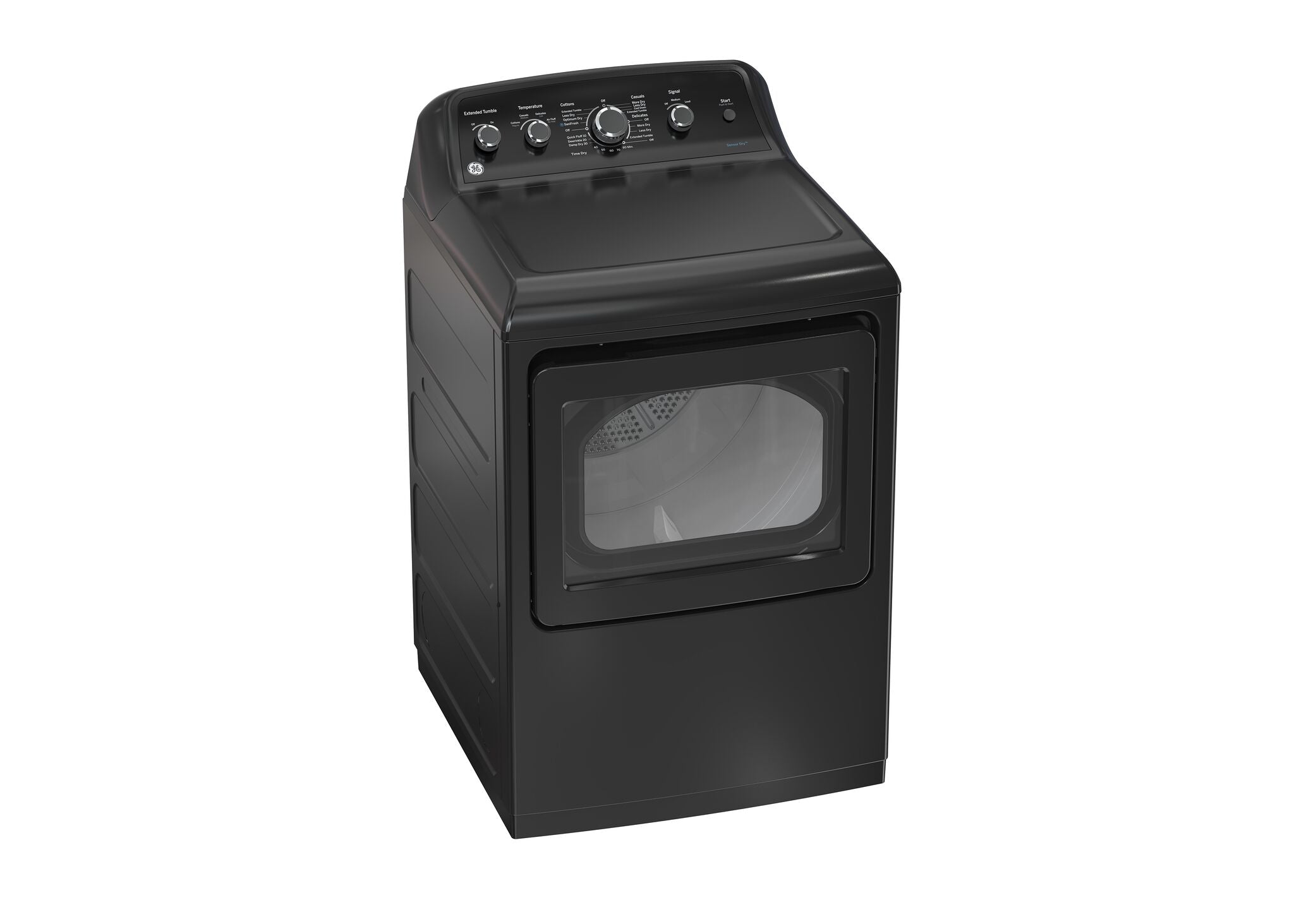 GE Diamond Grey Top Load Washer (4.9 Cu. Ft.) & Electric Dryer with SaniFresh Cycle (7.2 cu.ft.) - GTW491BMRDG/GTD49EBMRDG
