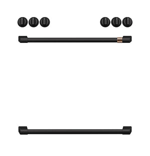 Café Trousse de poignées personnalisées pour cuisinière noir mat CXFCEHKPMFB