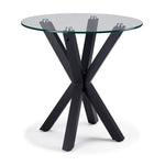 Gianna 21.5" End Table - Glass