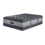 Beautyrest World Class Grandeur 2.0 Plush King Mattress and Low Profile Split Boxspring Set