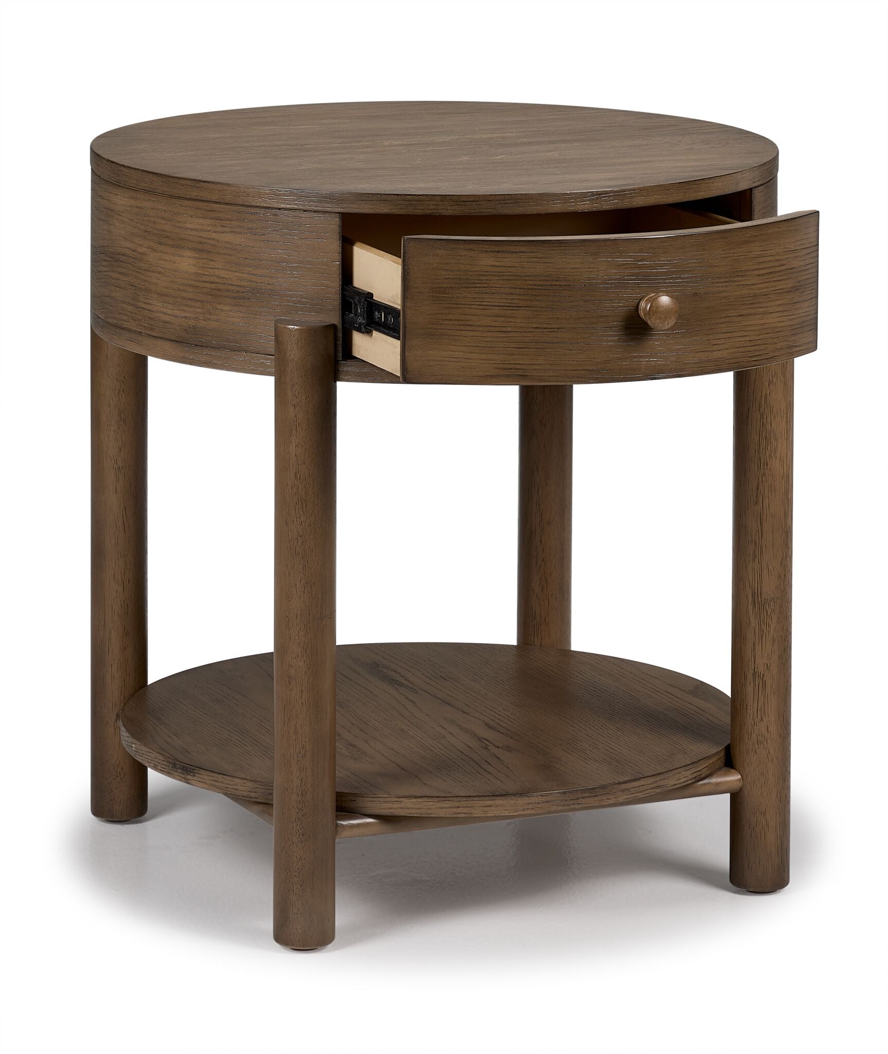 Hadleigh 24" End Table - Honey Brown Finish