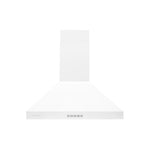 Hauslane Matte White 30" Chimney Range Hood - WM-530WHT-30P