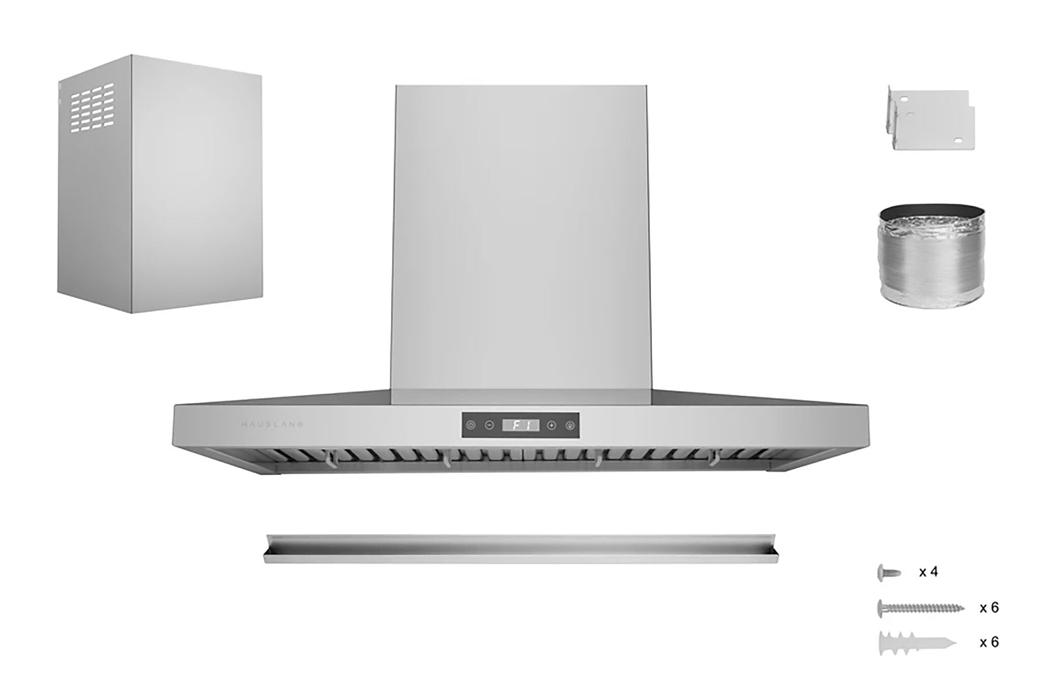 Hauslane Stainless Steel 30" 800 CFM Wall Mount Range Hood - WM-540SS-30