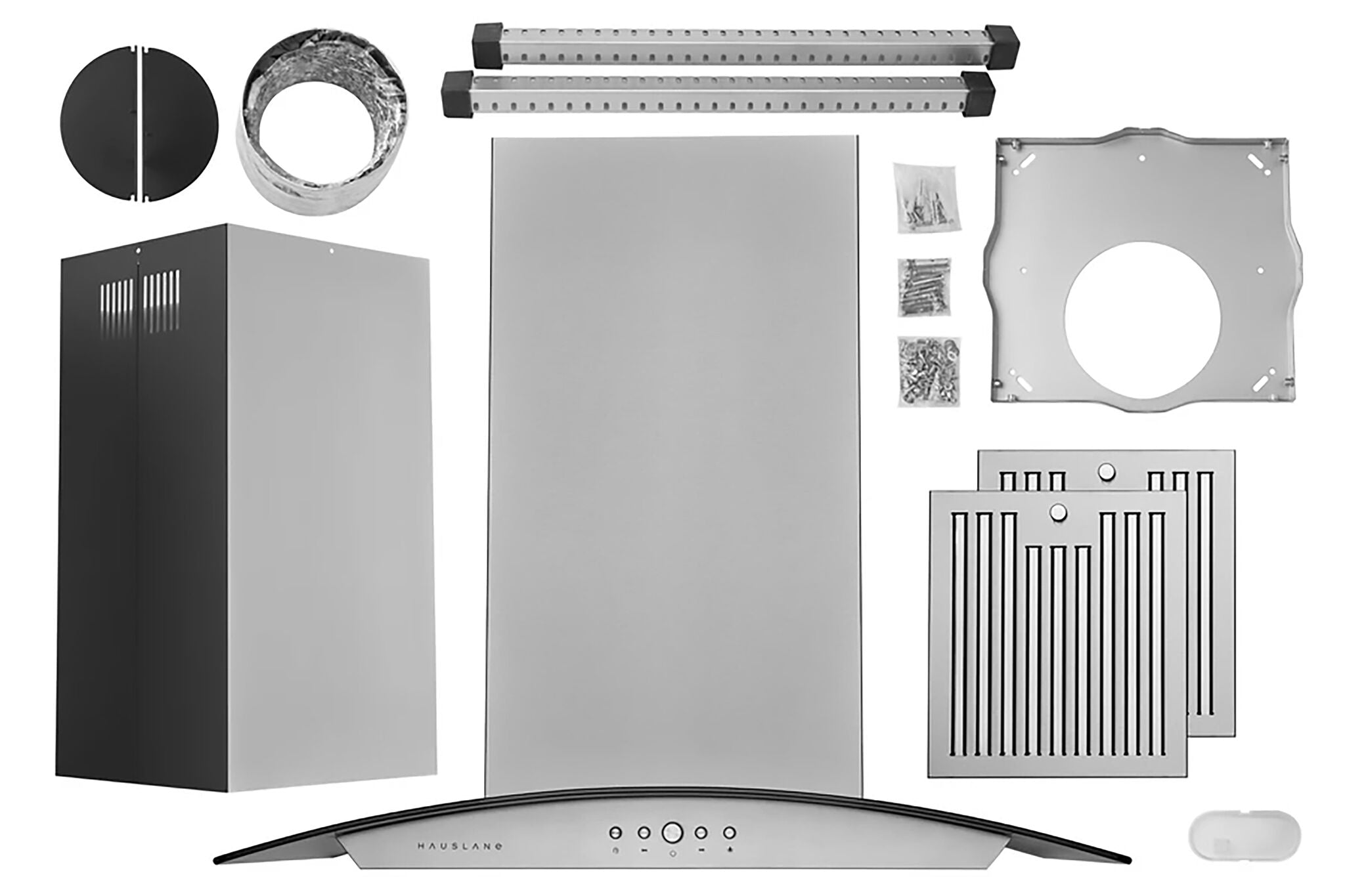 Hauslane Stainless Steel 36" 1000 CFM Ceiling Mount Range Hood - IS-200SS-36