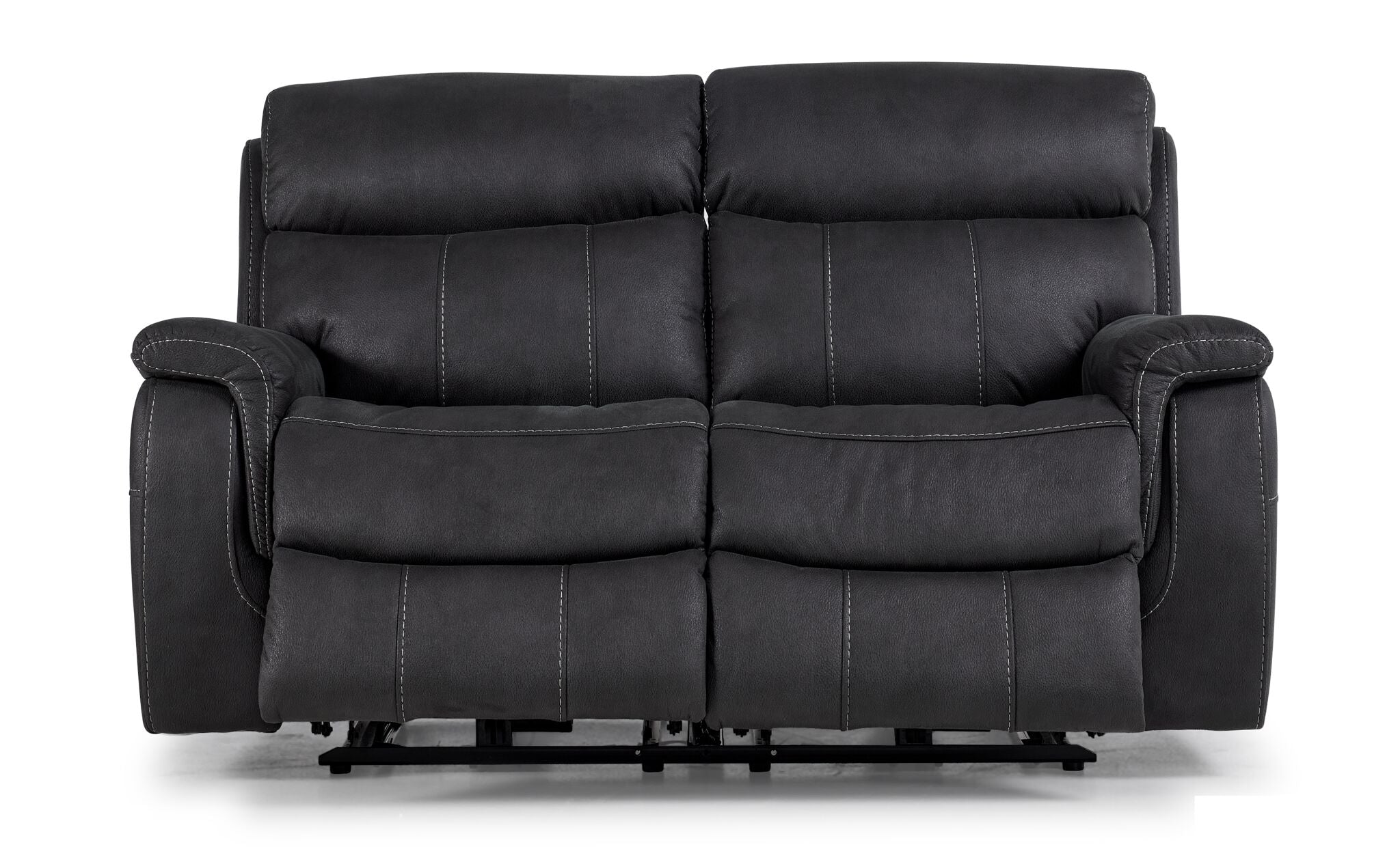 Haven Dual Power Reclining Loveseat - Grey