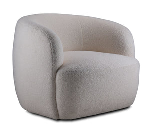 Hayden Fauteuil d’appoint pivotant - blanc