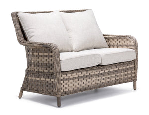 Isla Causeuse de Jardin avec table de centre – gris, beige