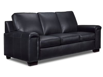 Icon Sofa en cuir – noir