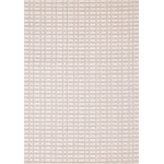 Woven Balance 5'3" x 7'7" Intricate Grid Design Area Rug - White, Taupe