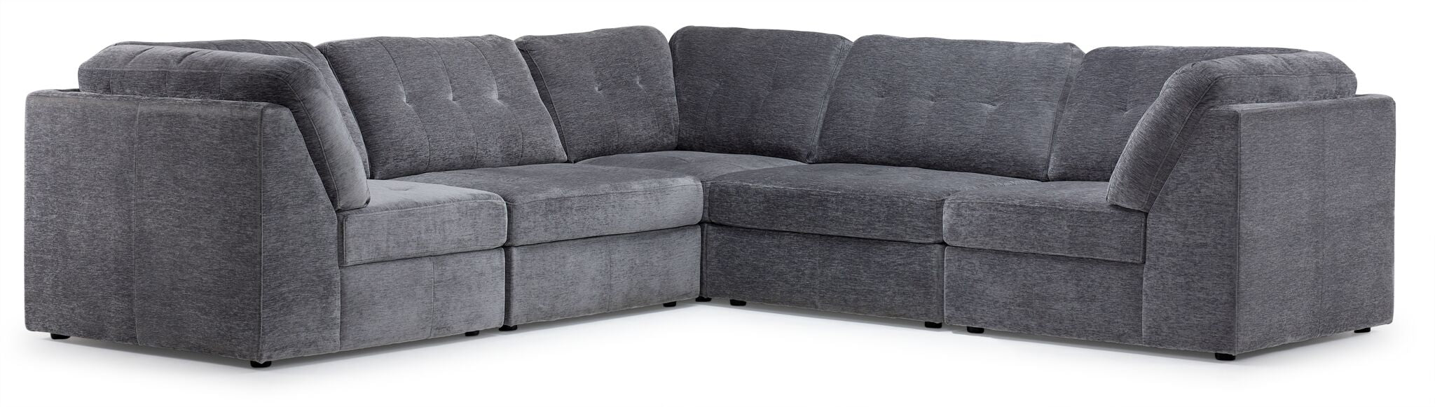 Jayce 5-Piece Modular Sectional - Grey