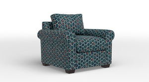 Jayden Fauteuil d'appoint - bleu patrimonial