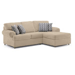 Jupiter 2-Piece Sectional with Right-Facing Chaise - Flax