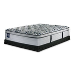 Sealy Posturepedic® Palatial Crest® Tenley II Medium Eurotop Full Mattress and Low Profile Boxspring Set