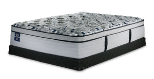 Sealy Posturepedic® Palatial Crest® Tenley II moyen à plateau euro Ens. Matelas double et sommier à profil bas