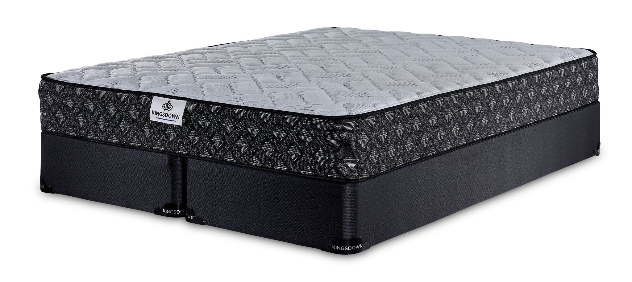 Kingsdown - Kensey Firm King Mattress and Split Boxspring Set
