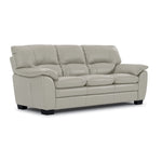 Kendrick Leather Sofa - Silver Grey