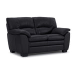 Kendrick Leather Loveseat - Black