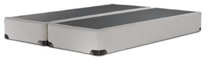 Kingsdown White Boucle Queen Split Boxspring