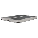 Kingsdown White Boucle King Split Low Profile Boxspring