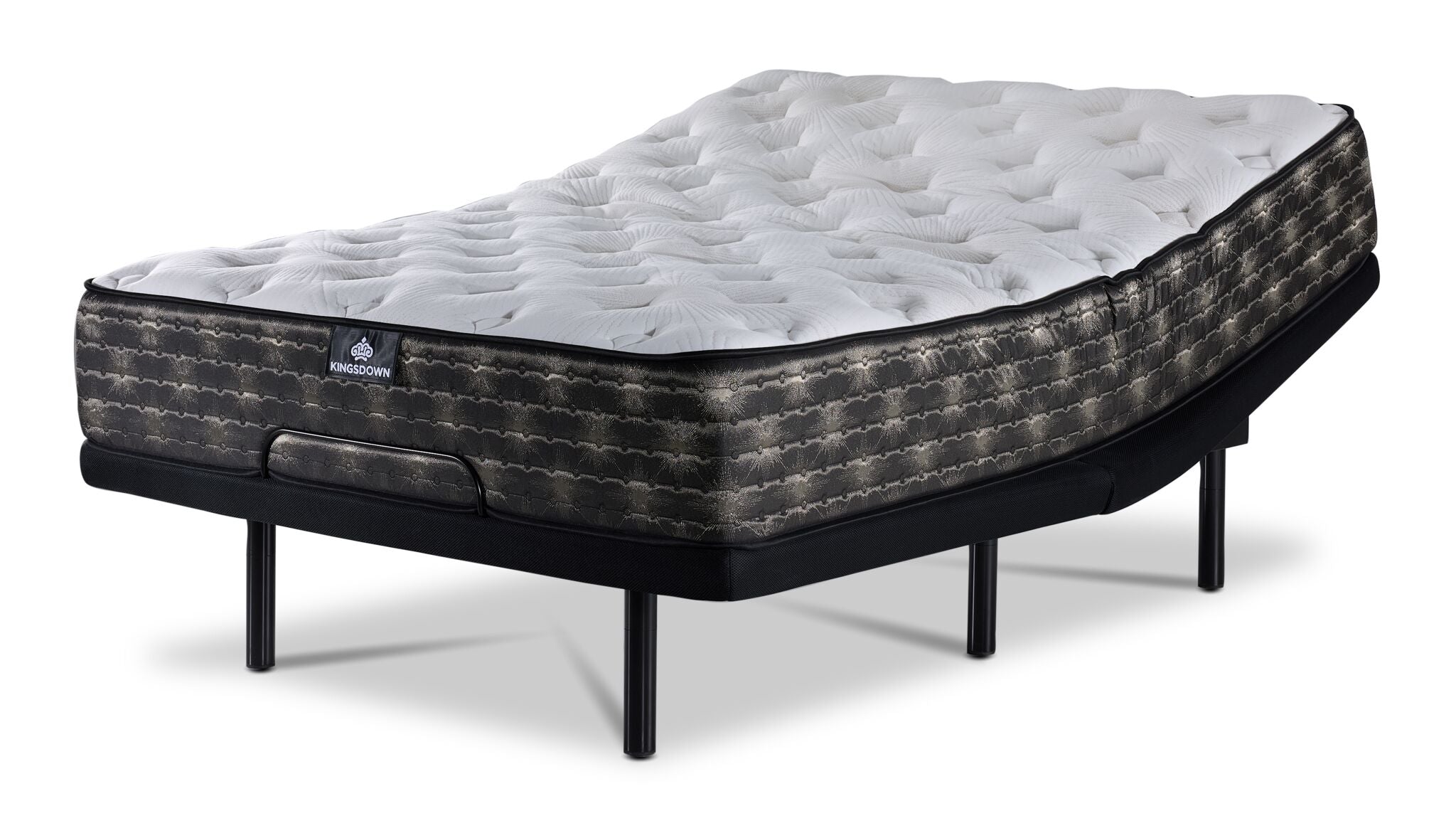 In Harmony - Kingsdown Concert Medium Tight Top Queen Mattress and L2 Motion Fit Adjustable Base