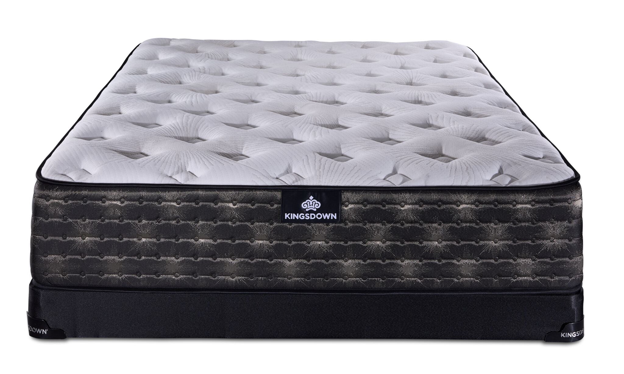 In Harmony - Kingsdown Concert Medium Tight Top Twin Mattress and Low Profile Boxspring Set